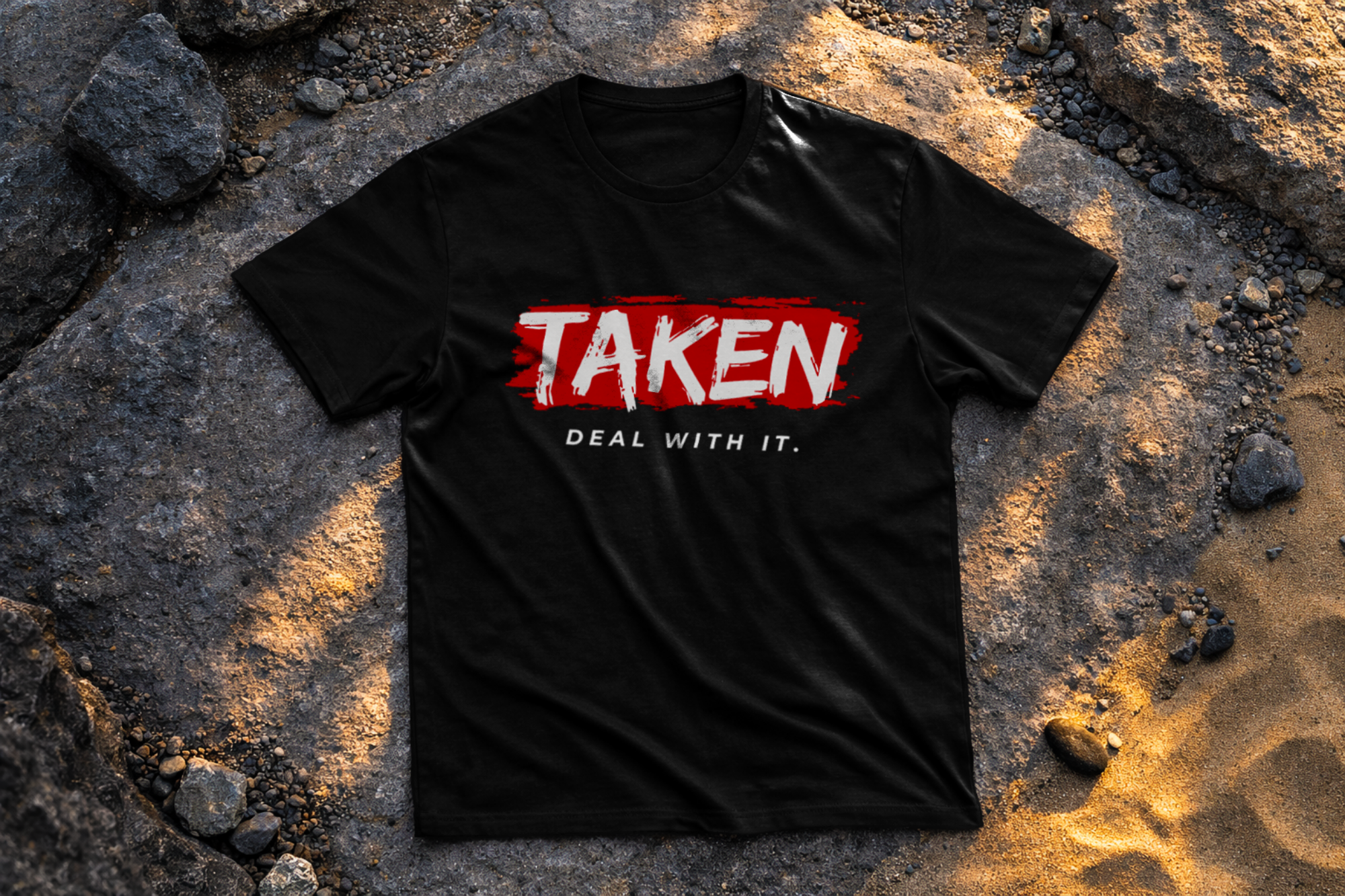 Taken Deal With It Outdoor Flat Lay Black LoveLevels